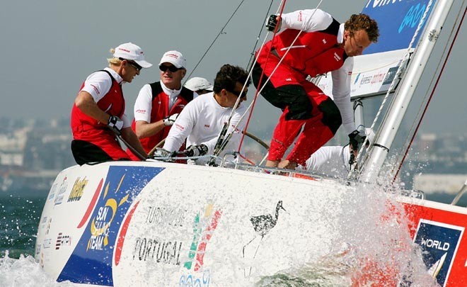 Peter Gilmour (AUS) YANMAR Racing - Troia Portugal Match Cup 2009 © Wander Roberto 